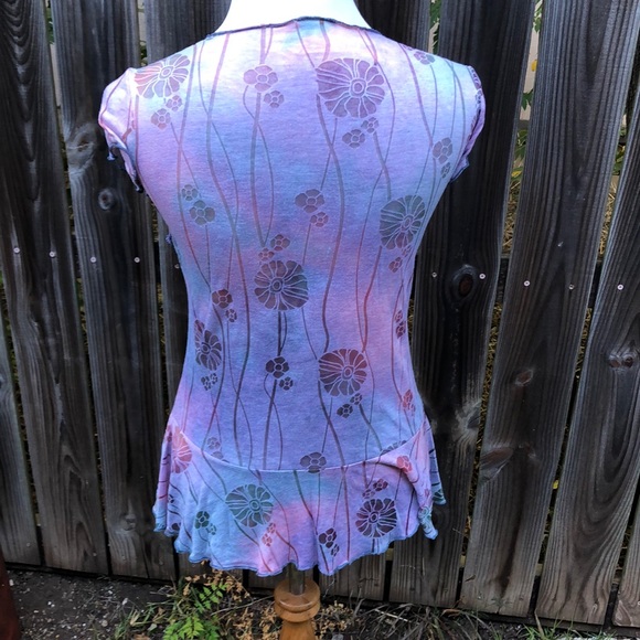 Tie Die Summer Top Anthropologie - Picture 6 of 12